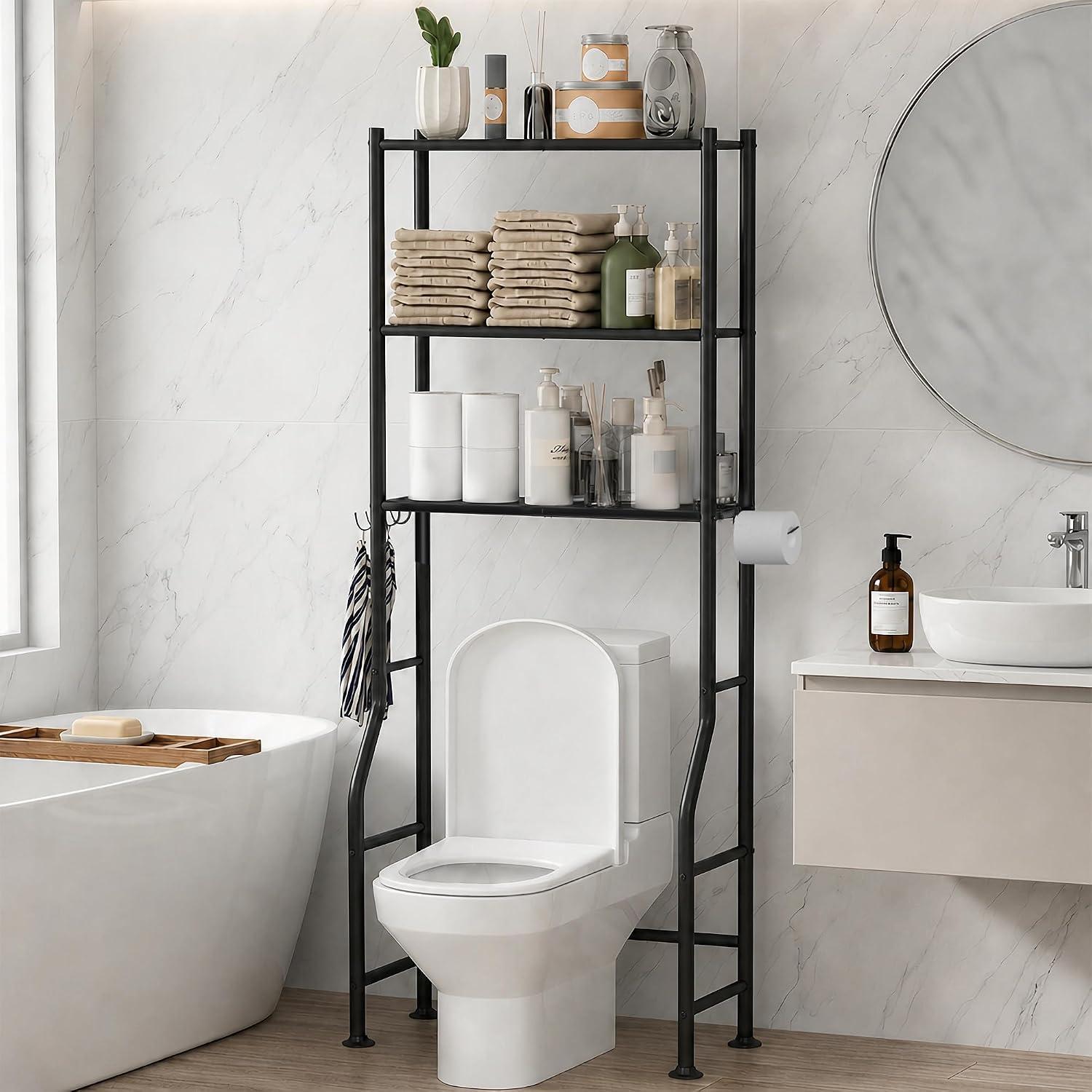 Over-The-Toilet Storage Rack